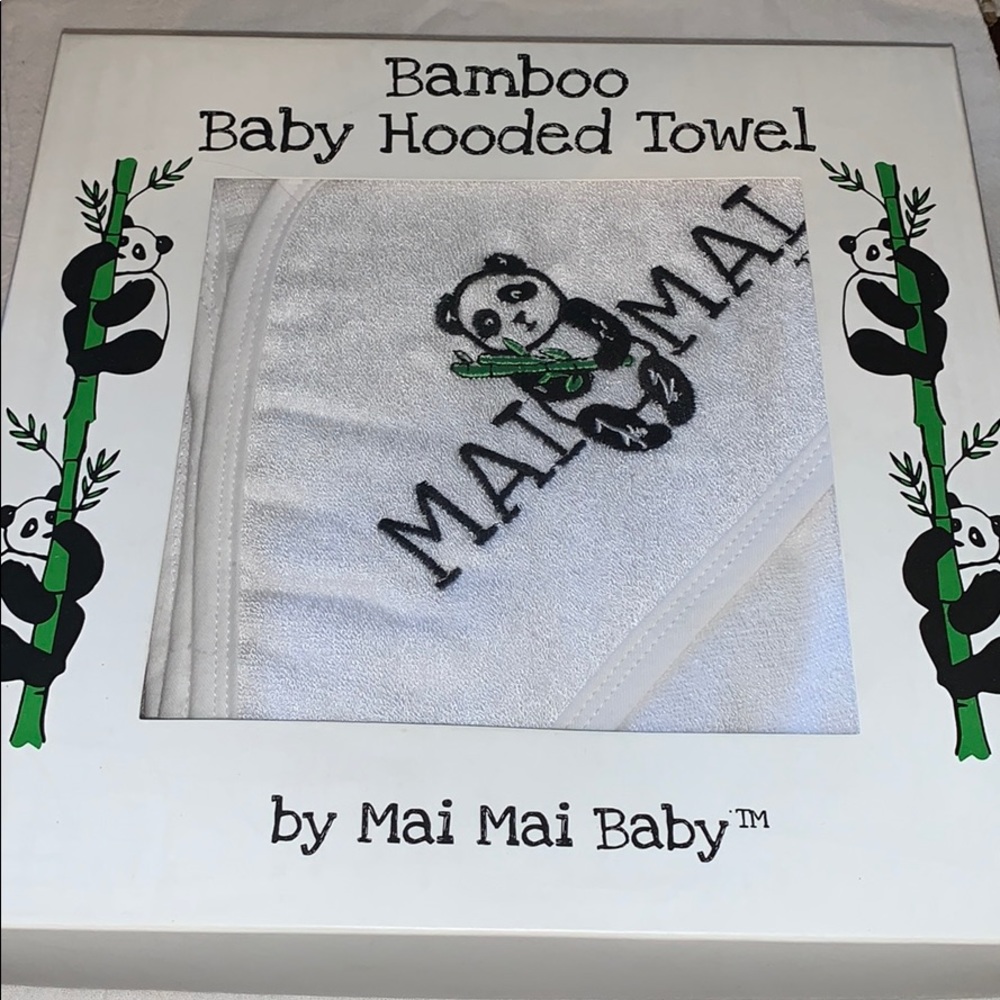 Bamboo hooded towel for baby